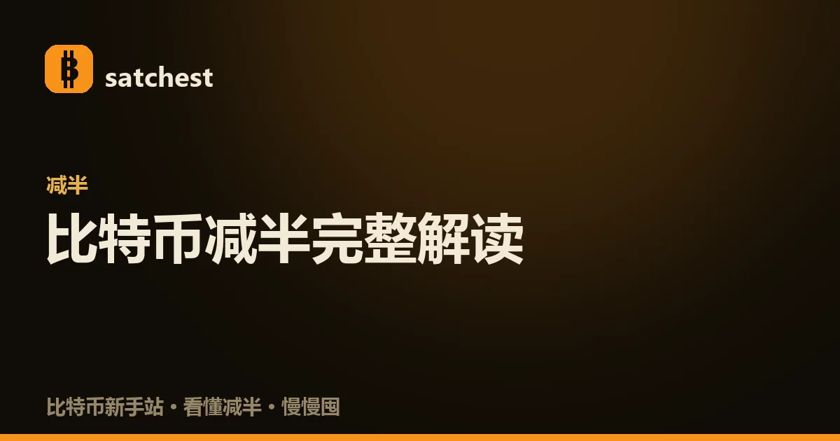 比特币减半机制示意:区块奖励从 6.25 减到 3.125,配四次历史减半的时间轴